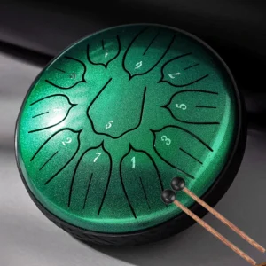 Hluru Glucophone Lingkong Drum 6 Inch 11 Notes D5 Tank Drum Tone Ethereal Steel Tongue Drum Meditation Musical Instruments 1