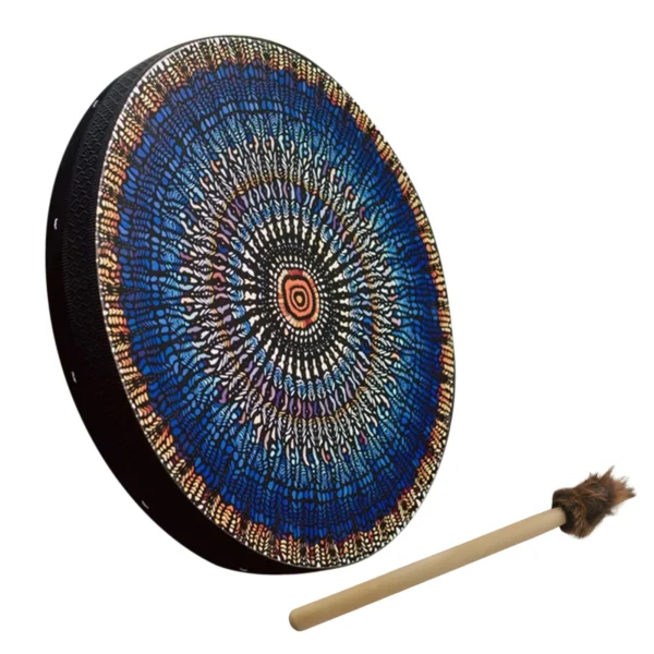 Vegetarian Shamanic Drum 25cm Shaman Drum Home Ornament Wooden Shamanic Drum The Siberian Drum Spirit Music Easter Gifts 1