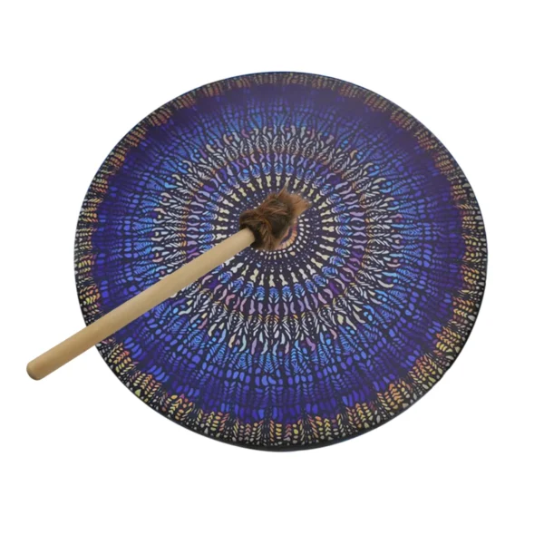 Vegetarian Shamanic Drum 25cm Shaman Drum Home Ornament Wooden Shamanic Drum The Siberian Drum Spirit Music Easter Gifts 5