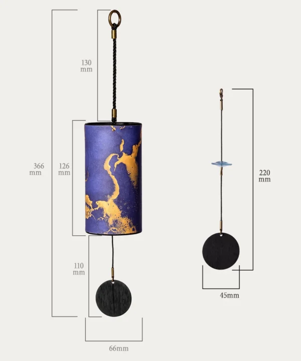 Carillon en Bambou 9 Tubes 5