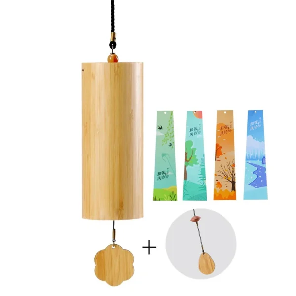 Carillons en Bambou Naturel 8 Tones 1