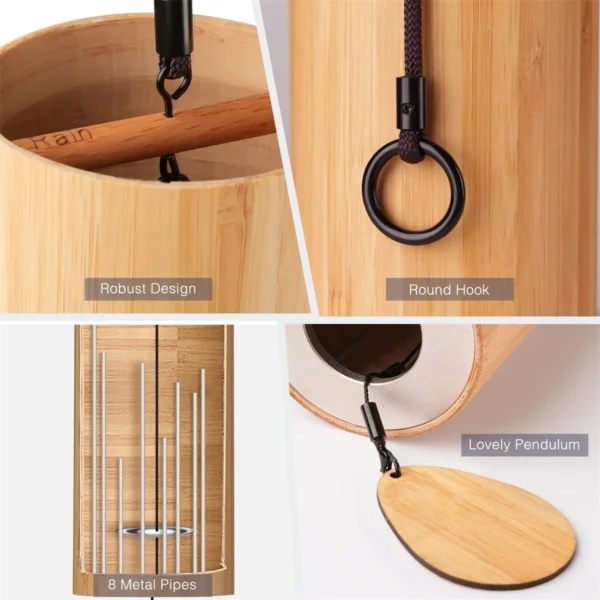 Carillons en Bambou Naturel 2