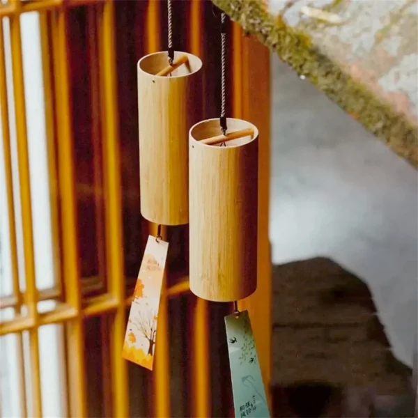 Carillons en Bambou Naturel 1